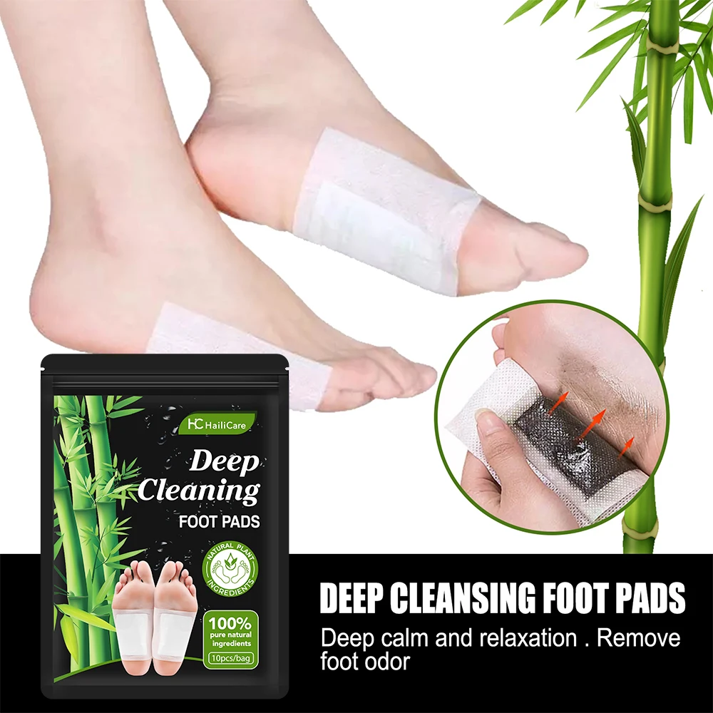 10 قطع/كيس لصقات القدم المزيلة - مراجعة Detox Foot Patch وسعره