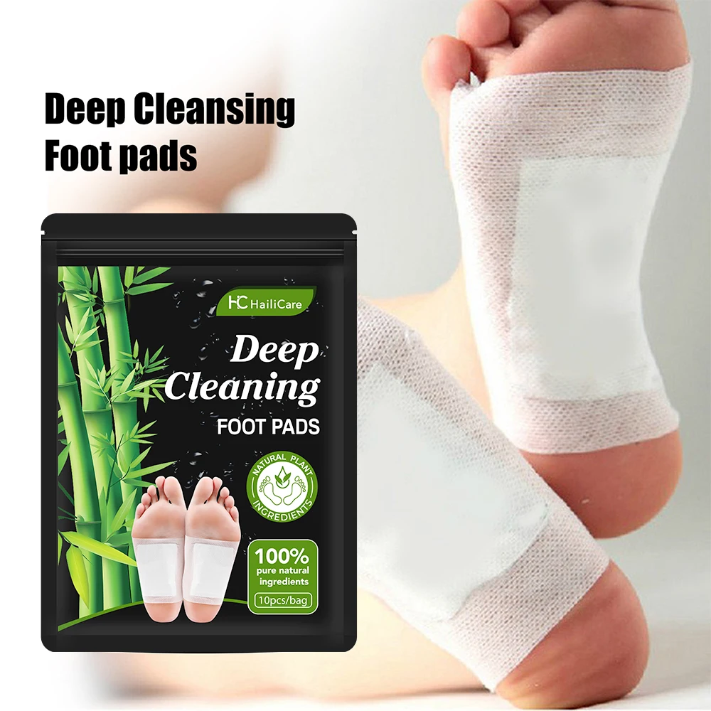 10 قطع/كيس لصقات القدم المزيلة - مراجعة Detox Foot Patch وسعره