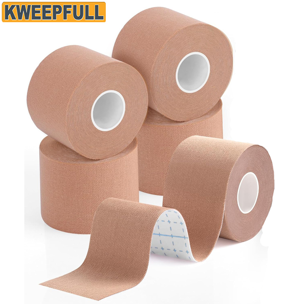 5 لفات من شريط علم الحركة مسبق - مراجعة Sports Taping Precut وسعره
