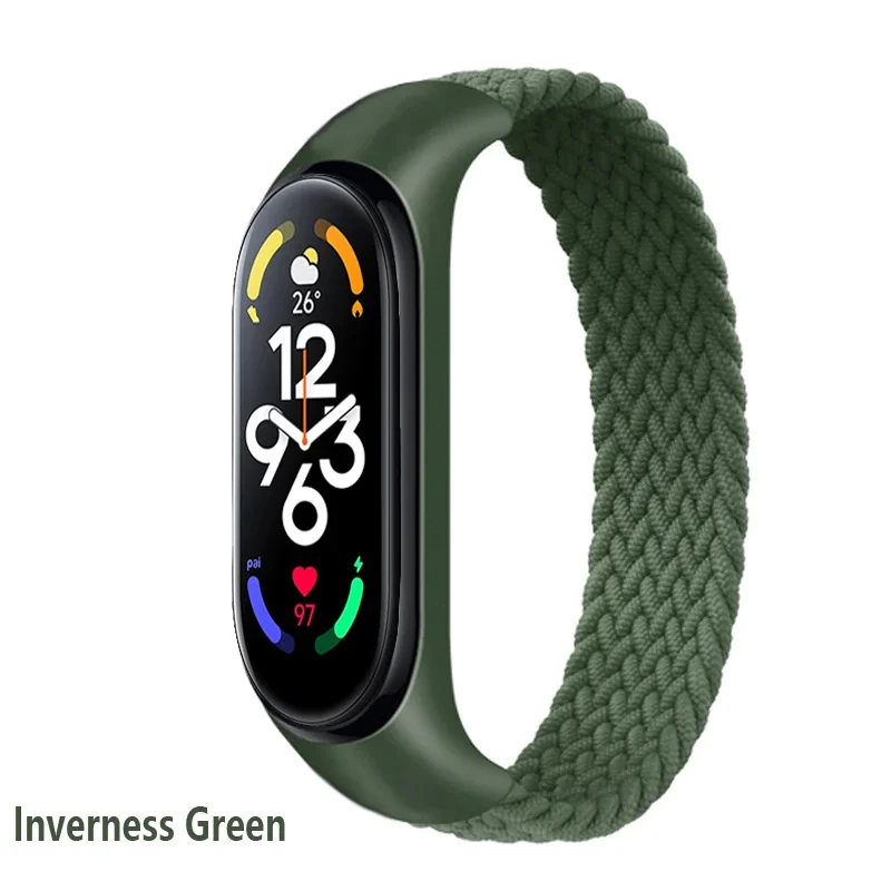 حزام لـ Mi band 7 8 6 5 نايلون - مراجعة Health Wellness Bracelet وسعره