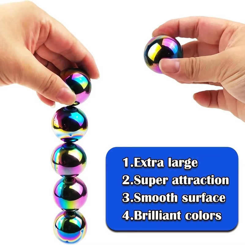 كرات مغناطيسية ملونة 20 ملم، خ - مراجعة Health Wellness Bracelet وسعره